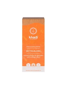 Pflanzliche Haarfarbe Mittelblond - 100g Khadi