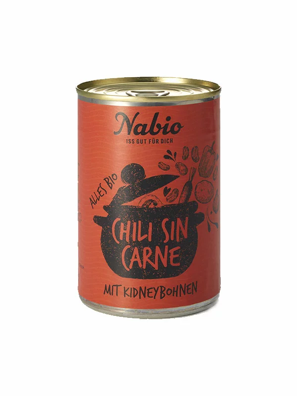 Nabio Chili-Eintopf ohne Fleisch – Biologisch in einer 400g Packung