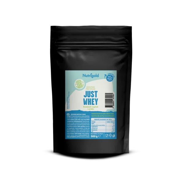 Nutrigold Just Whey Proteinkonzentrat 80% in einer 500g Packung