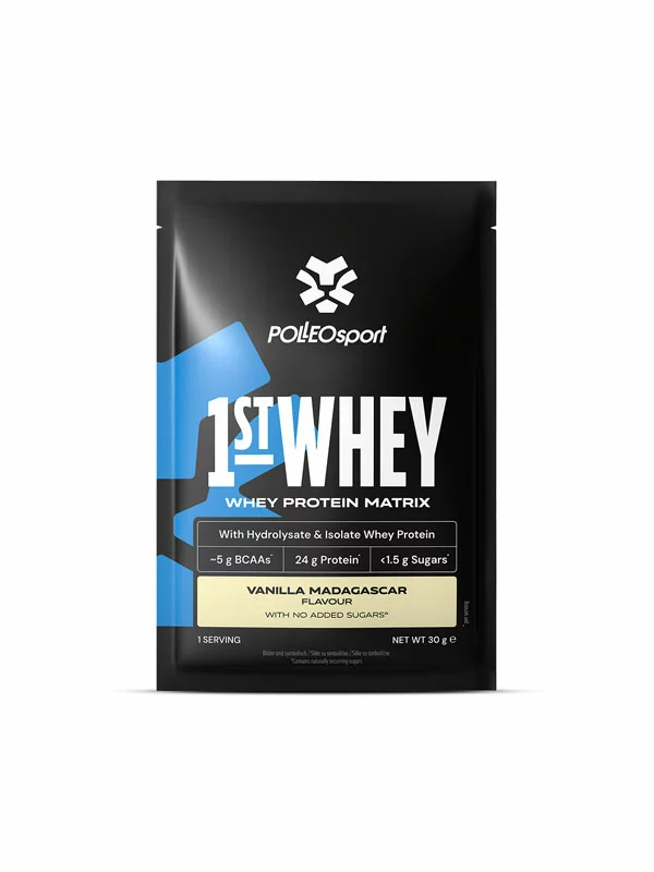 Me:First Whey Protein Vanille in einer 30g Packung