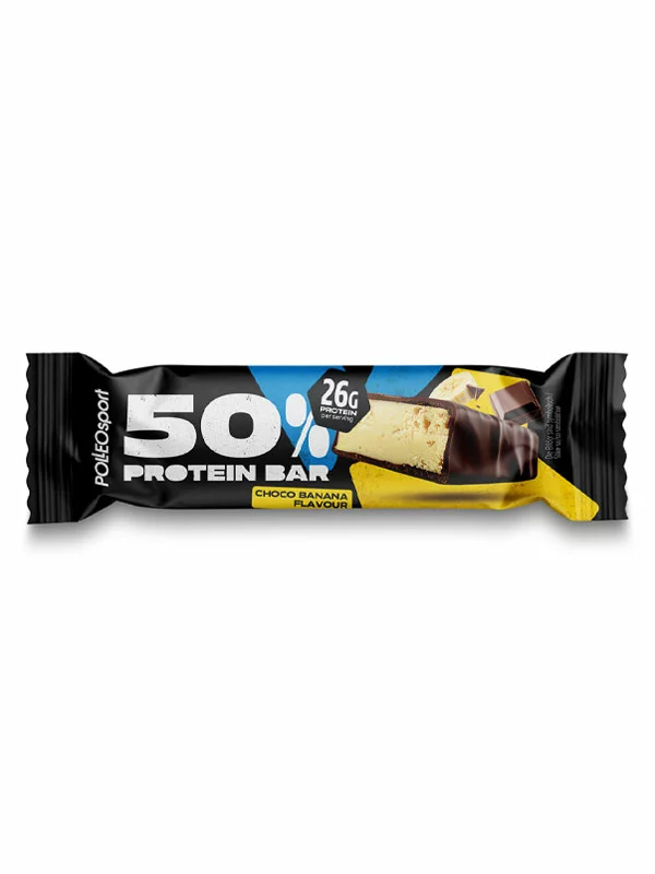 Polleo Sport Proteinriegel Banane & Schokolade in einer 50g Packung