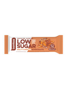Low Sugar Riegel – Karamell und Schokolade 40g Bombus