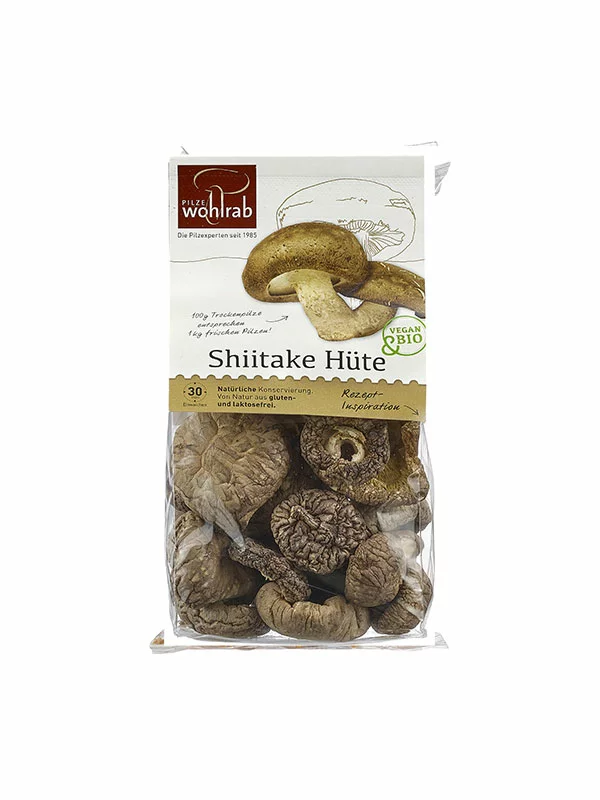Wohlrab Shiitake-Pilze - Biologisch 40g