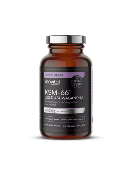 Polleo Sport KSM-66 Ashwagandha mit 60 Kapseln in der Packung