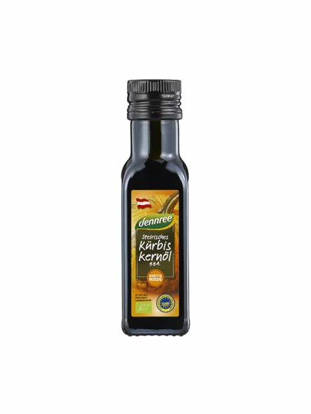 Dennree Steirisches Kürbiskernöl - Biologisch in der 100ml Flasche