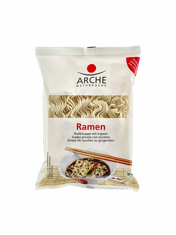 Instant-Ramen-Suppe mit Ingwer – Biologisch 110g Arche