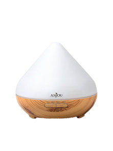 Luftbefeuchter, Aromadiffusor aus Holz weiß - Anjou
