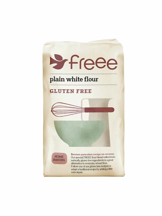 Einfaches Weißmehl – ​​Glutenfrei 1000g Freee