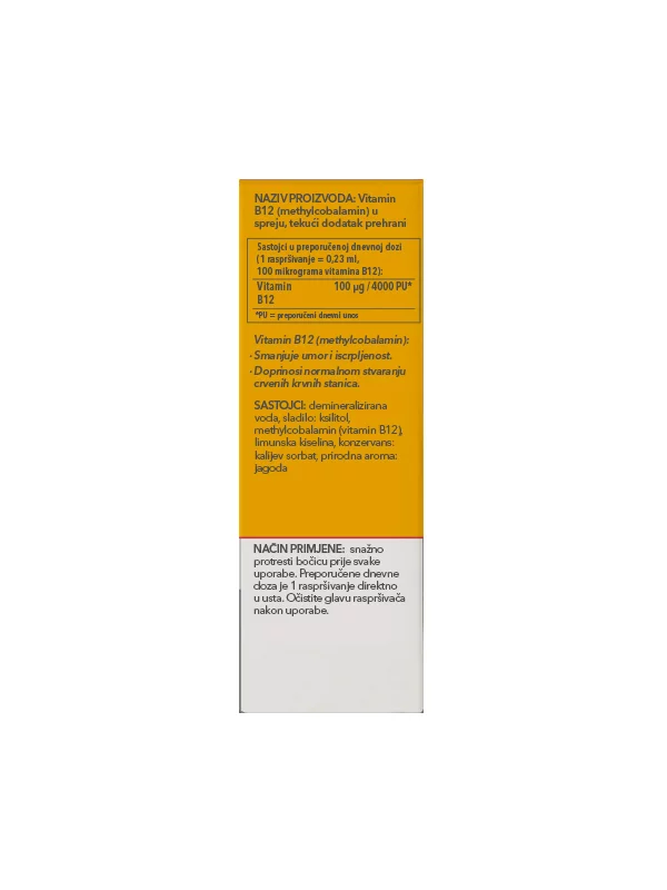 Vitamin B12 im Spray – 30ml Green lab