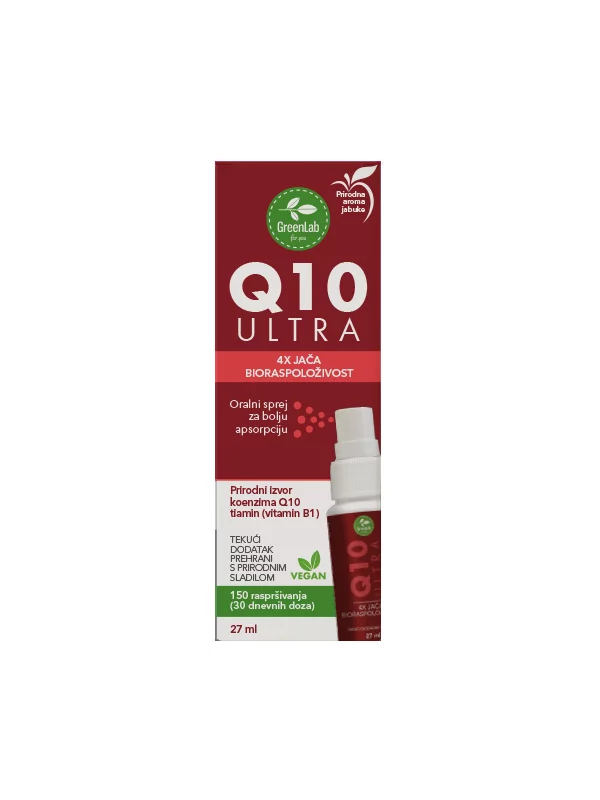GreenLab Q10 Ultra Spray in 27 ml-Verpackung