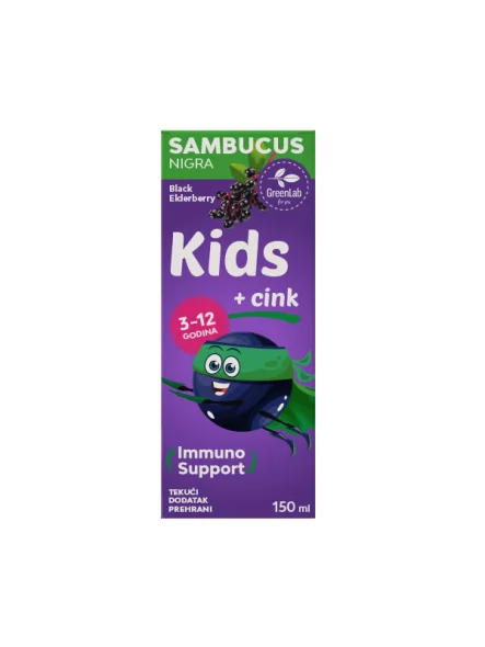 Green lab Holundersirup - für Kinder in einer Packung von 150ml