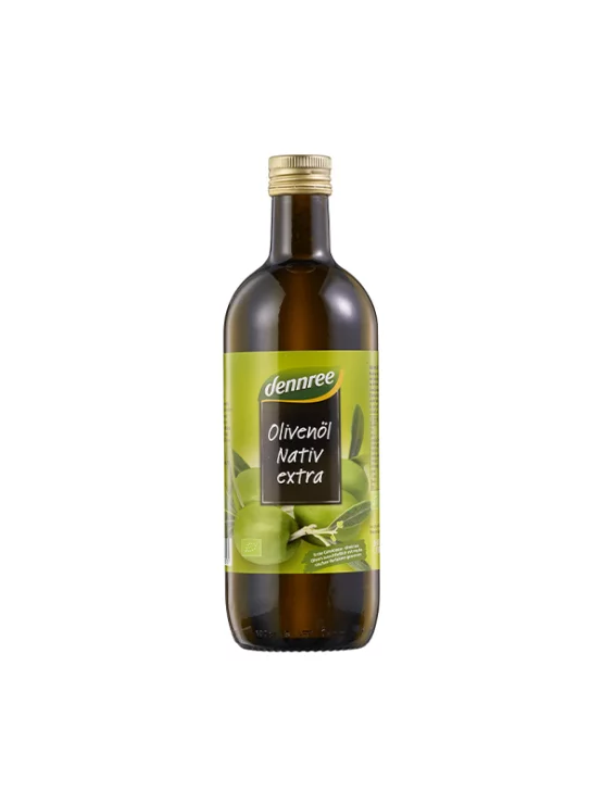 Dennree Natives Olivenöl extra Biologisch in der 1l Flasche