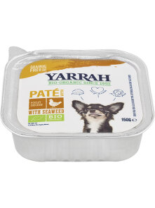 Alleinfuttermittel für erwachsene Hunde Algenpastete, getreidefrei – Biologisch 150g Yarrah