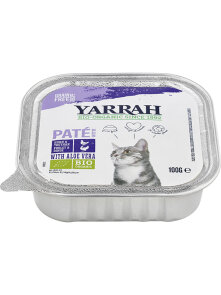 Yarrah Nassfutter für Katzen Aloe Vera Biologisch in einer 100 Gramm Packung