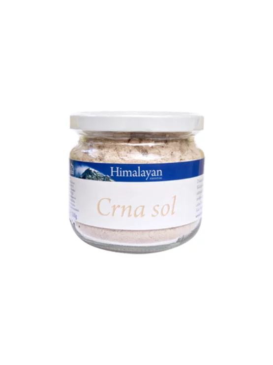 Himalayan Schwarzes Salzpulver im 330g Glas