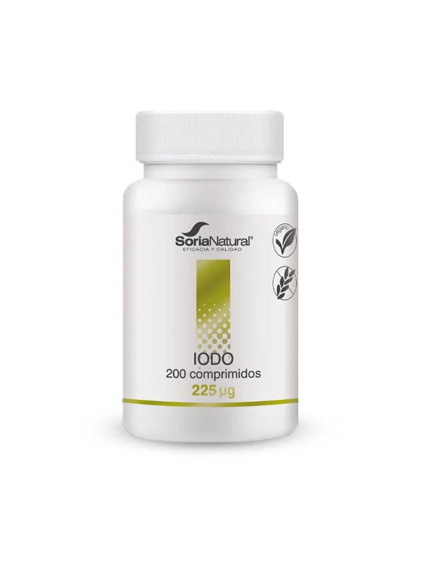 Jodtabletten 250mg – 200 Stück Soria Natural