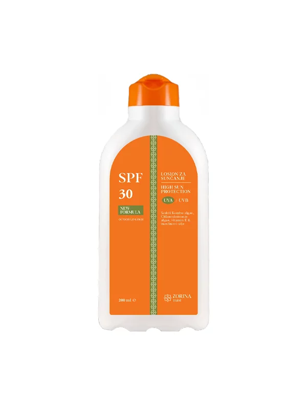 Sonnencreme LSF30 – 200ml Zorina mast