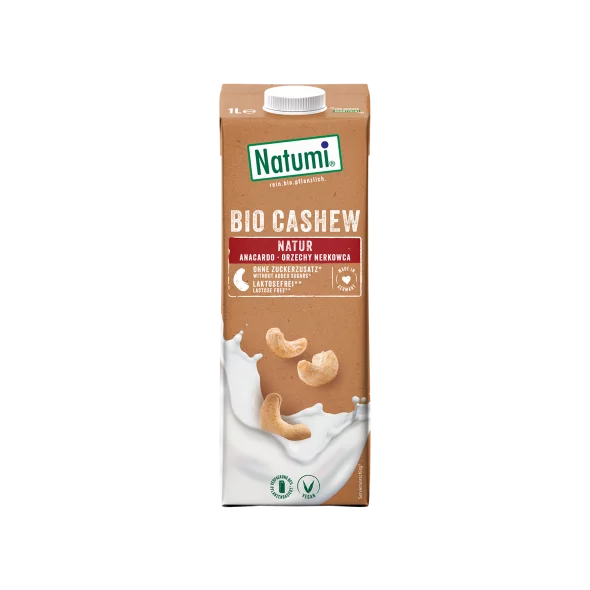 Natumi Cashew-Drink – Biologisch in einer 1000ml Packung