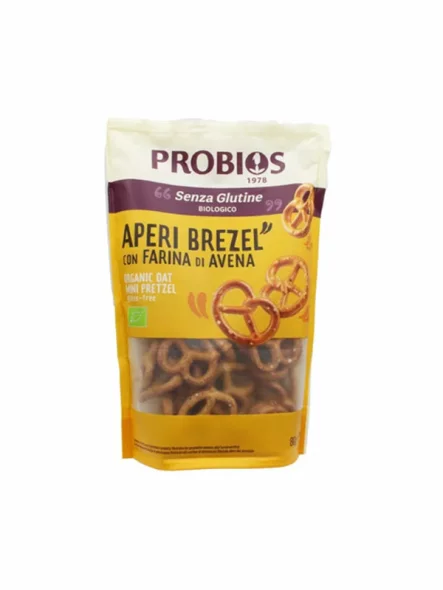 Mini-Brezeln aus Hafer – Biologisch 80g Probios