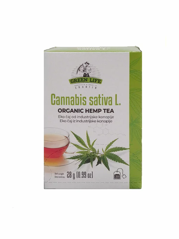 Green Life Industriehanftee – Biologisch in einer 28g Packung
