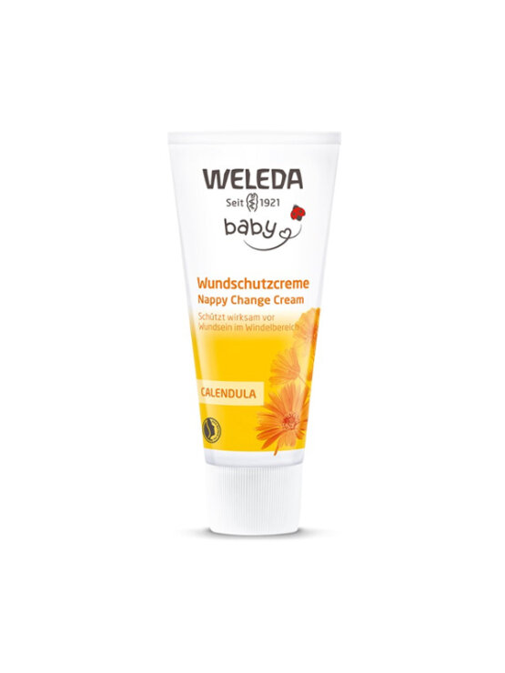 Babycreme für empfindliche Haut im Windelbereich mit Ringelblume – 50ml Weleda