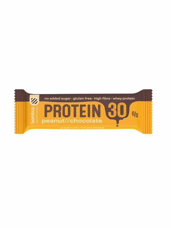 Bombus Protein Schokoriegel 30% – Erdnuss & Kakao 50g