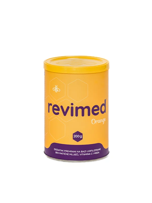 Revimed – Bio-Gelée Royale gefriergetrocknet Orange in 200g-Verpackung