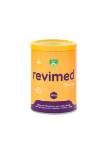 Revimed – Gefriergetrocknetes Bio-Gelée Royale Stevia Orange – 200g