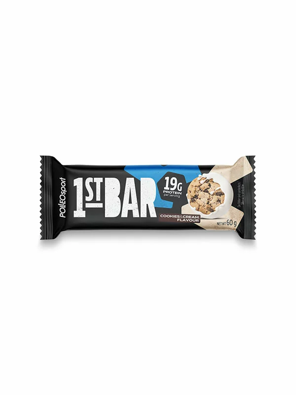 Me:First Cookies & Cream Proteinriegel in Verpackung von 60g