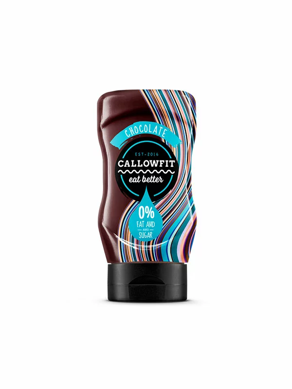 Callowfit Schokoladensauce glutenfrei 300ml – ohne Zuckerzusatz in Quetschflasche