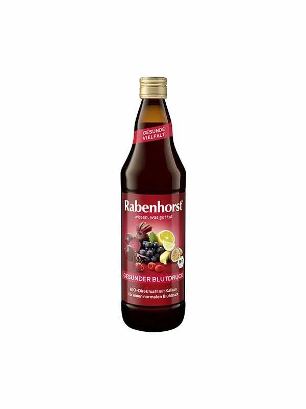 Rabenhorst Saft Gesunder Blutdruck – Biologisch in Flasche von 750ml