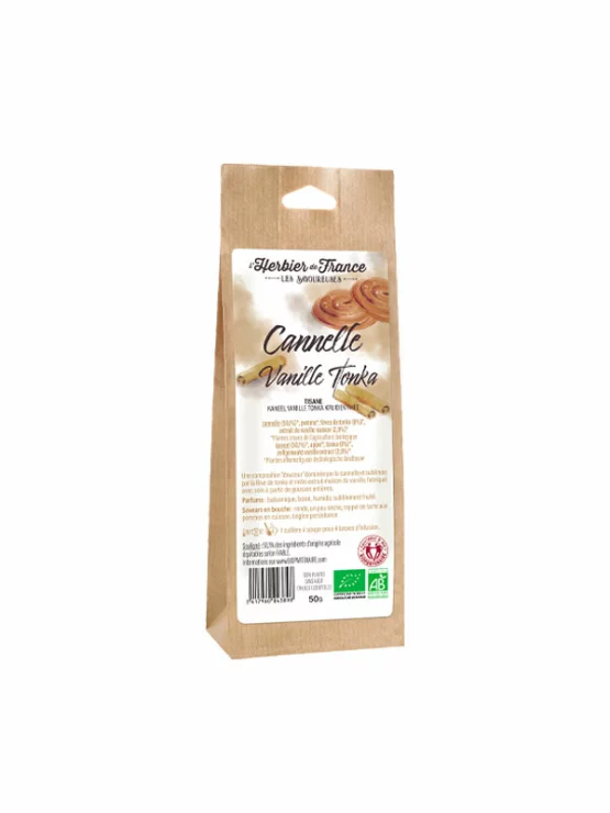 Cook Kräuterteemischung – Zimt, Vanille, Tonkabohne – Biologisch in Tüte von 50g