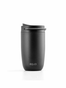 Equa Edelstahl-Thermobecher Schwarz mit Volumen von 300ml