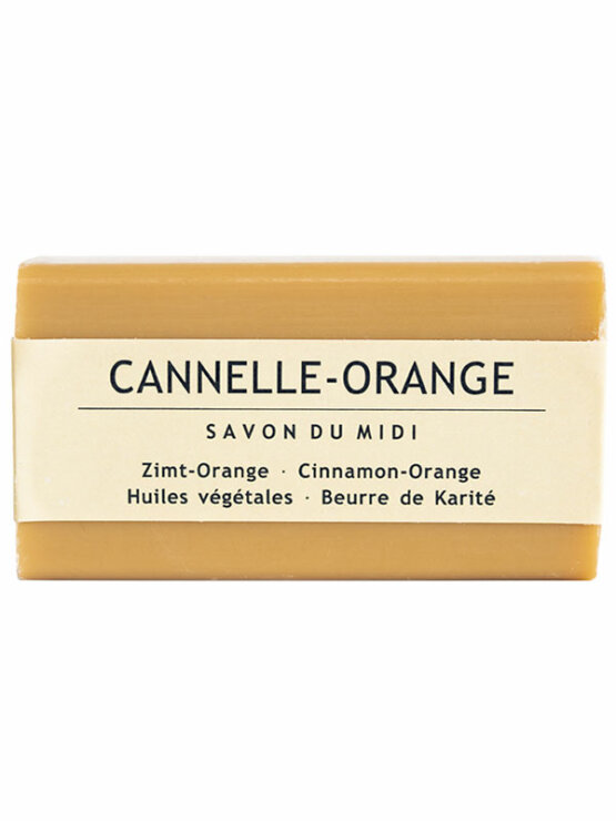 Feste Seife Orange-Zimt & Sheabutter – 100g Savon du Midi