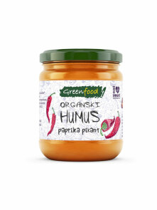 Hummus mit Paprika scharf - Biologisch 250g Greenfood