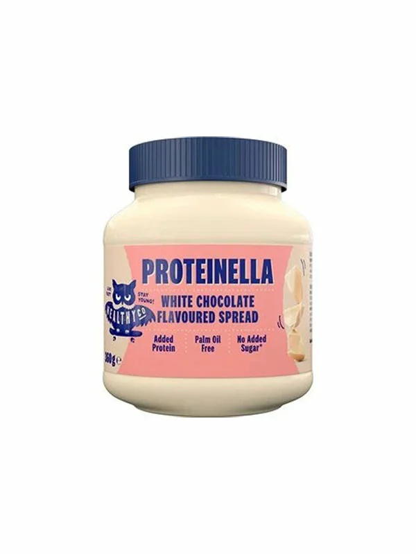 HealthyCO Proteinella Weiße Schokolade-Aufstrich in Glas von 360g