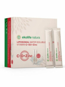 Liposomal C + D3 + Zink - 21x5g Ekolife Natura