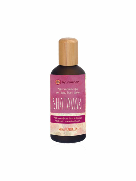 AyuGarden Ayurvedisches Öl Shatavari in einer 100ml Packung