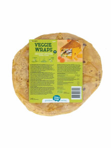 Veggie-Tortillas Karotte & Kürbis 6 Stück – Bio 240g Terrasana