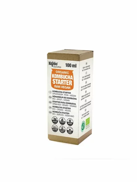 Kefirko Kombucha-Starter Glutenfrei – Bio 100 ml Packung