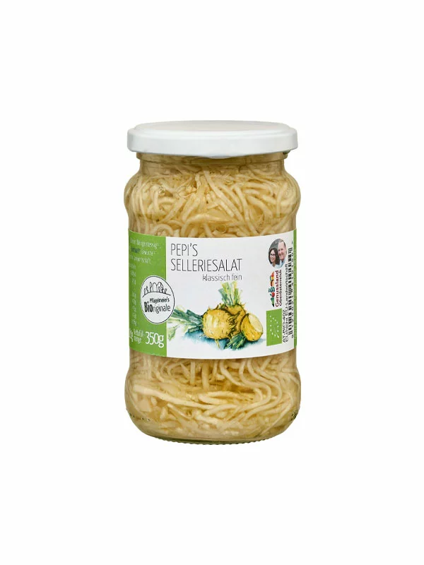 Pflügelmeier's Bioriginale Selleriesalat – Bio im 350g Glas