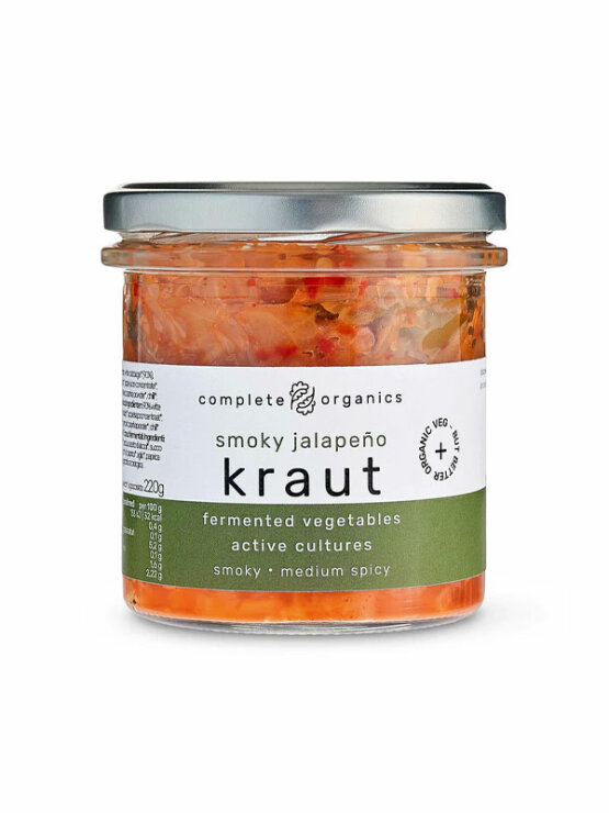 Fermentiertes Gemüse, rauchiger Jalapeno und Kohl – Bio 240g completeorganics