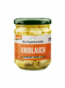 Knoblauch in Olivenöl Glutenfrei - Bio 190g Bio Organica Italia