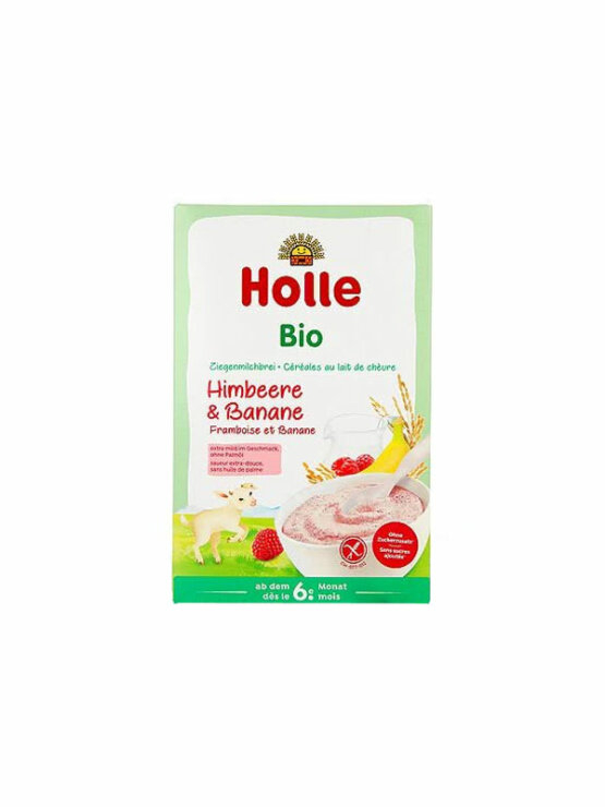 Ziegenmilchbrei Himbeere & Banane - Bio 200g Holle