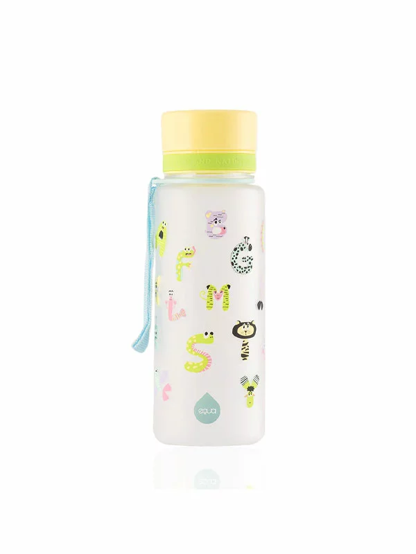 Equa Tritan-Flasche für Kinder Alpha Zoo – BPA-frei 600ml