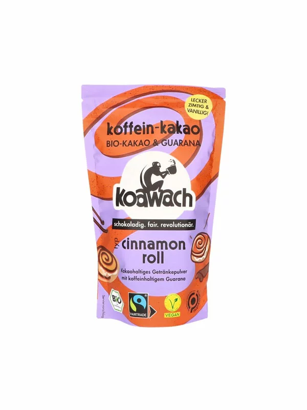 Koawach Koffein-Kakao Zimtschnecke – Bio in einer 100g Packung