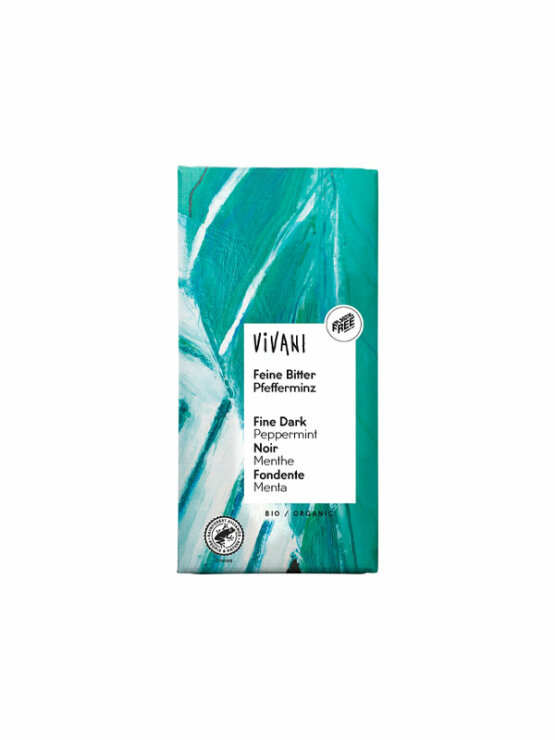 Vivani Dunkle Pfefferminzschokolade – Bio in einer 100g Packung