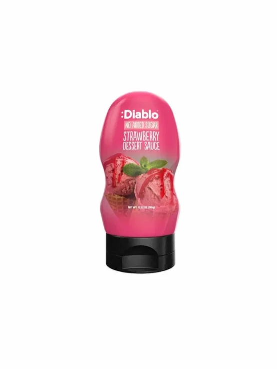 Diablo Dessert-Sauce Erdbeere ohne Zuckerzusatz in einer 290ml Packung