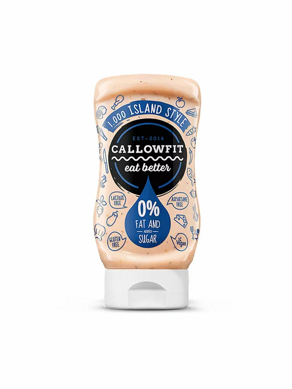 Callowfit 1000 Island Dressing glutenfrei 300ml – ohne Zuckerzusatz in Quetschflasche