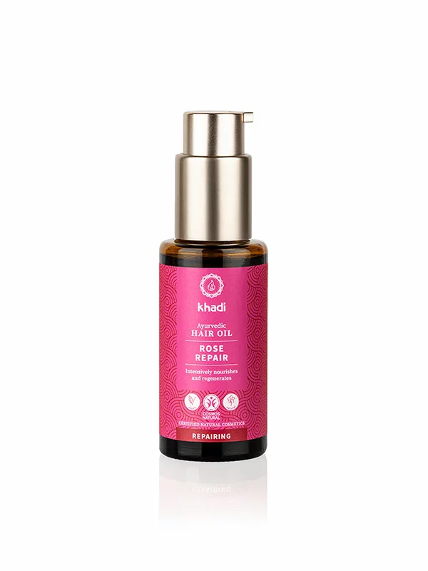 Khadi Ayurvedisches Haaröl Rose Repair in einer 50ml Packung